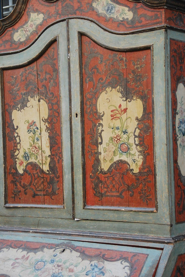 Raro Sciban In Arte Povera E Dipinto, Opera Del XVIII Secolo Venezia