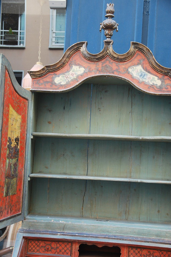 Raro Sciban In Arte Povera E Dipinto, Opera Del XVIII Secolo Venezia