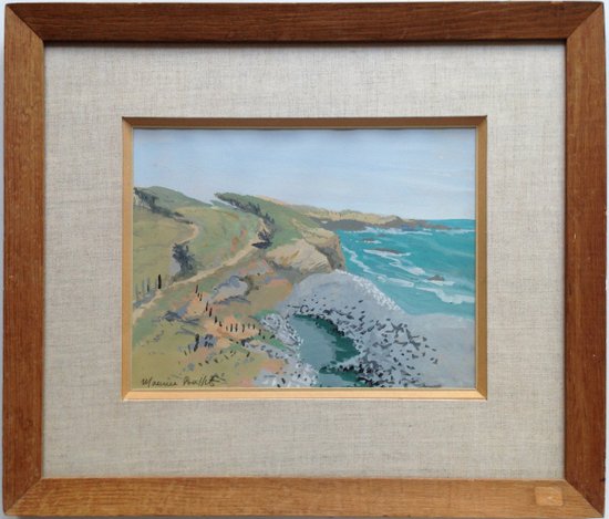 Maurice Buffet (1909-2000) - Sables d'Olonne - Guazzo autografato