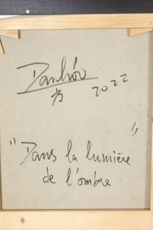 Dan Hôo, Acrylic on canvas “Dans la lumière de l’ombre”, 2022
