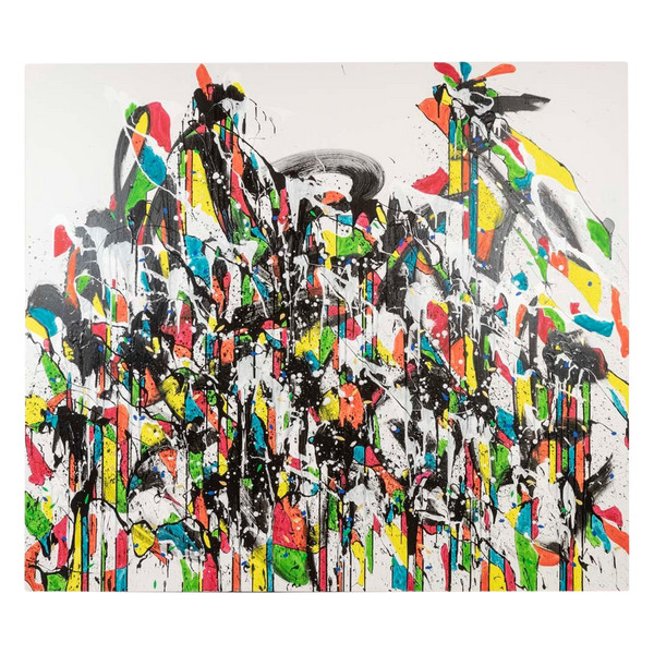 Dan Hôo, Acryl auf Leinwand „The Lights of Reason“, 2023