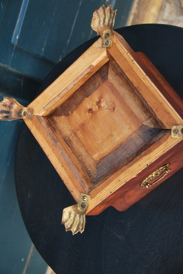 Small 19th Century Veneer Planter