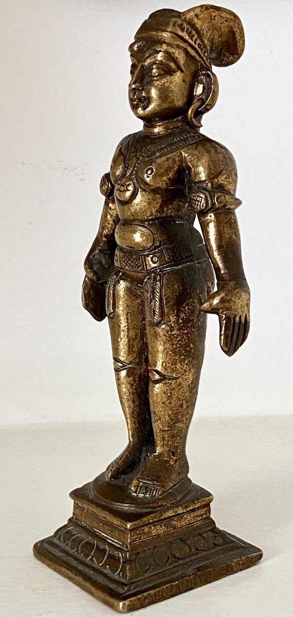 India, anni '20/'30, Statuetta in Bronzo della Bambola della Fertilità Marapachi.