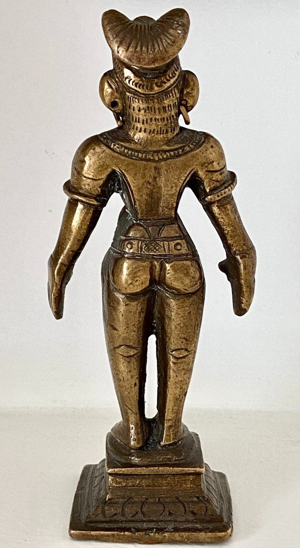 India, anni '20/'30, Statuetta in Bronzo della Bambola della Fertilità Marapachi.