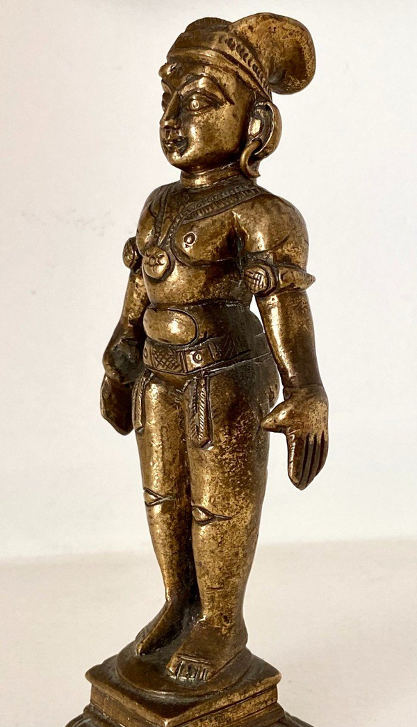 India, anni '20/'30, Statuetta in Bronzo della Bambola della Fertilità Marapachi.