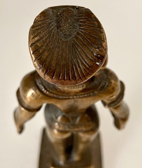 India, anni '20/'30, Statuetta in Bronzo della Bambola della Fertilità Marapachi.