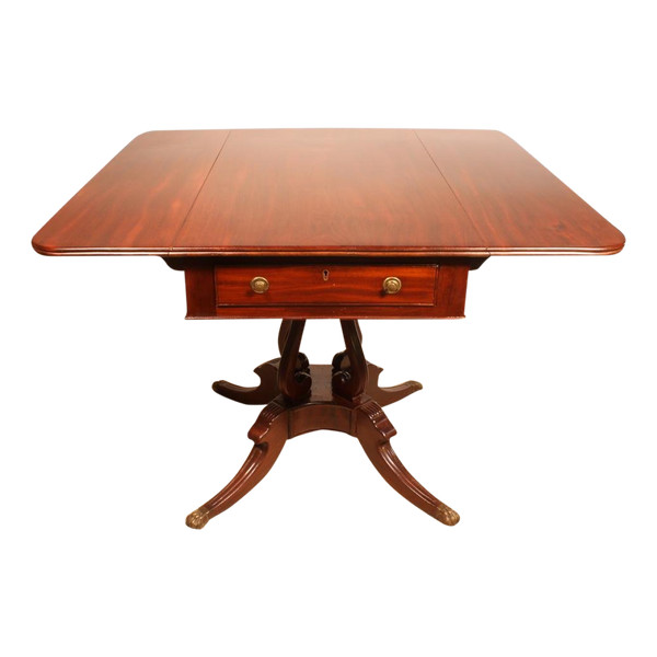 Table Anglaise Regency En Acajou