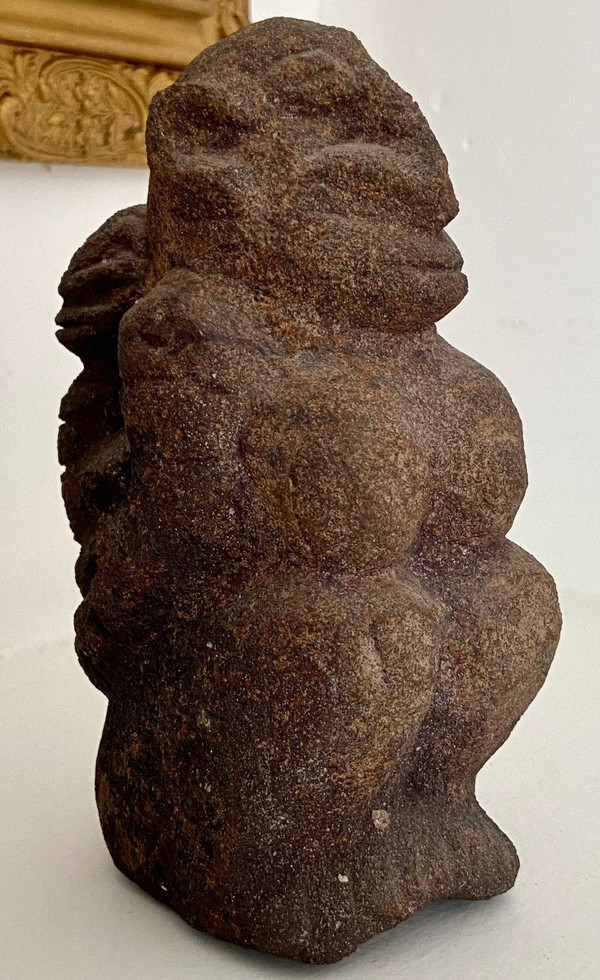 Mali, Popolo Dogon, Maternità Scultura in pietra.