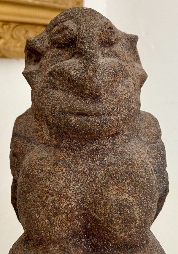 Mali, Popolo Dogon, Maternità Scultura in pietra.