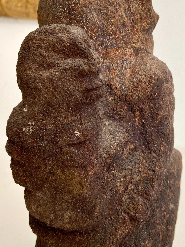 Mali, Popolo Dogon, Maternità Scultura in pietra.