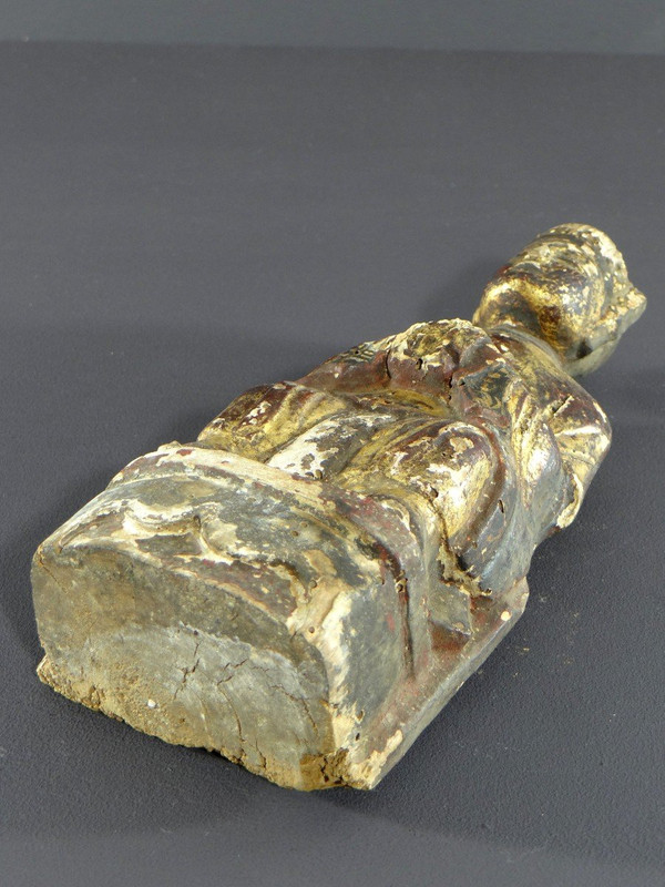 China, späte Ming-Dynastie, frühe Qing-Dynastie, taoistische Statue „Richter der Unterwelt“.