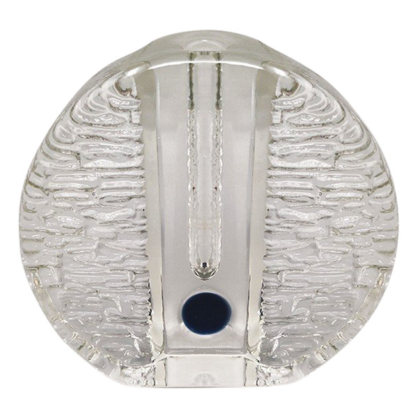 1970 Magnifique vase Walther Glass Bullseye par Heiner Düsterhaus. Fabriqué en Allemagne