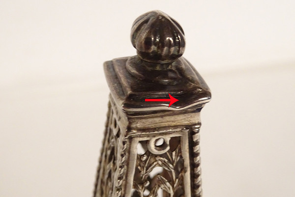 Set Olio e Aceto e 2 Saliere in Argento 925, Minerva Putti XIX