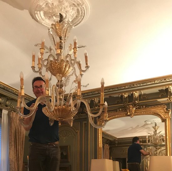 Lustre Verre Murano Et Baccarat