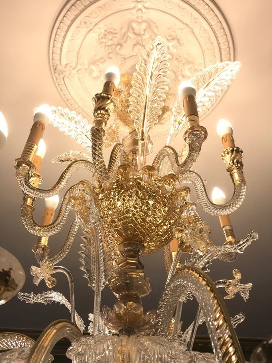 Lustre Verre Murano Et Baccarat