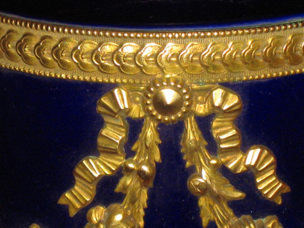 Sèvres vase signed by Paul Milet Louis XVI style