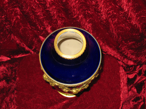 Sèvres vase signed by Paul Milet Louis XVI style