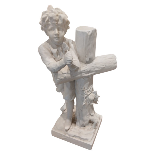 Pleading Child - Porcelain Biscuit - Late XIX E S.