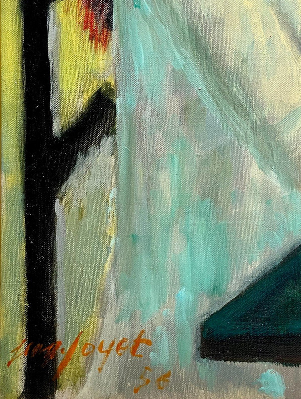 Jean Joyet (1919-1994), Mutter-Kind-Gemälde 1956.