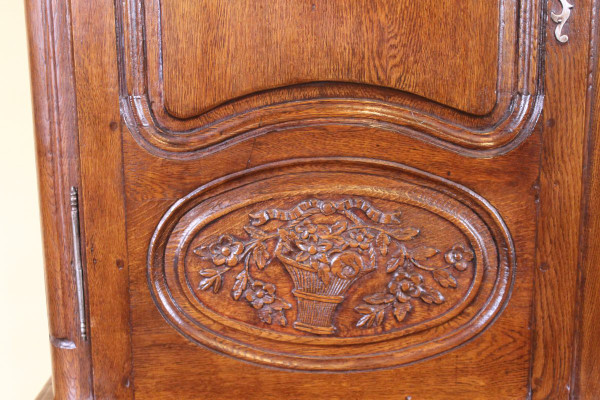 Buffet Zweikorps Louis XV. In Eiche, 18. Jahrhundert, Frankreich