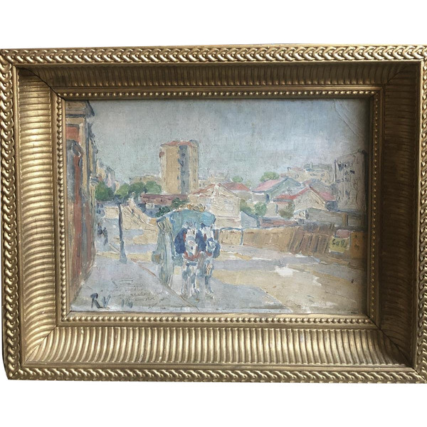 Pariser Schule Robert Vallin, 20. Jahrhundert – La Charette, 1914