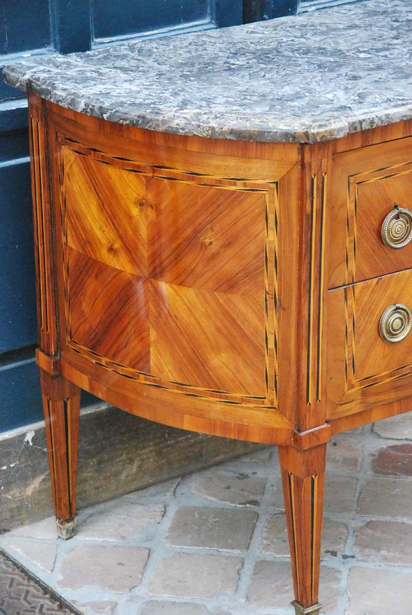 Commode Demi Lune époque Louis XVI