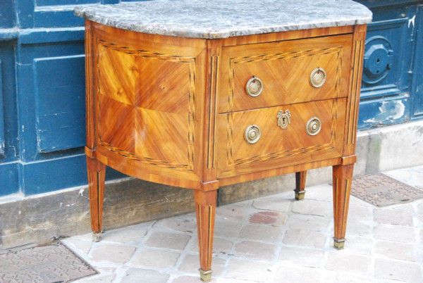 Commode Demi Lune époque Louis XVI