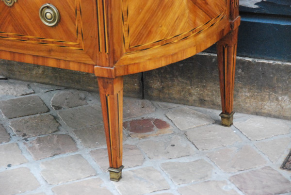 Commode Demi Lune époque Louis XVI