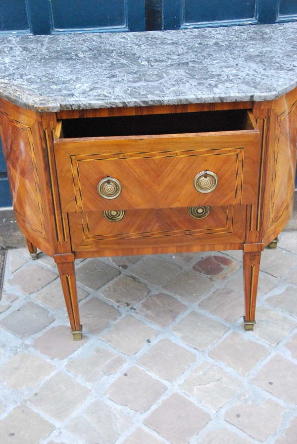 Commode Demi Lune époque Louis XVI