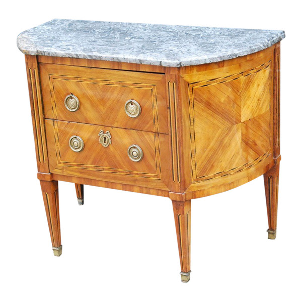 Commode Demi Lune époque Louis XVI