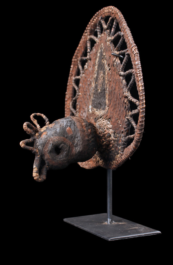 Yam Mask, Tribal Art, Oceanian Art, Basketry, Papua New Guinea, Oceanian Art
