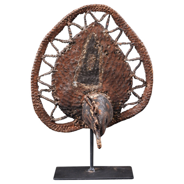 Yam Mask, Tribal Art, Oceanian Art, Basketry, Papua New Guinea, Oceanian Art
