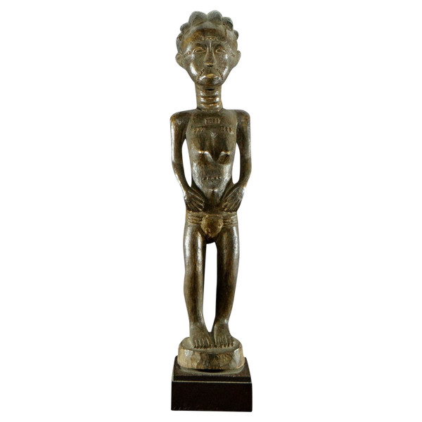 Costa d'Avorio, popolo Baoulé, circa 1950, statua femminile Baoulé o Abron.