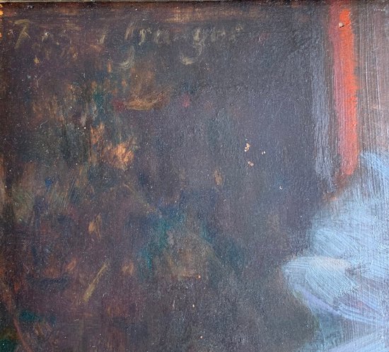 ROSSET-GRANGER (1853-1934) - Femme à la lecture - Huile