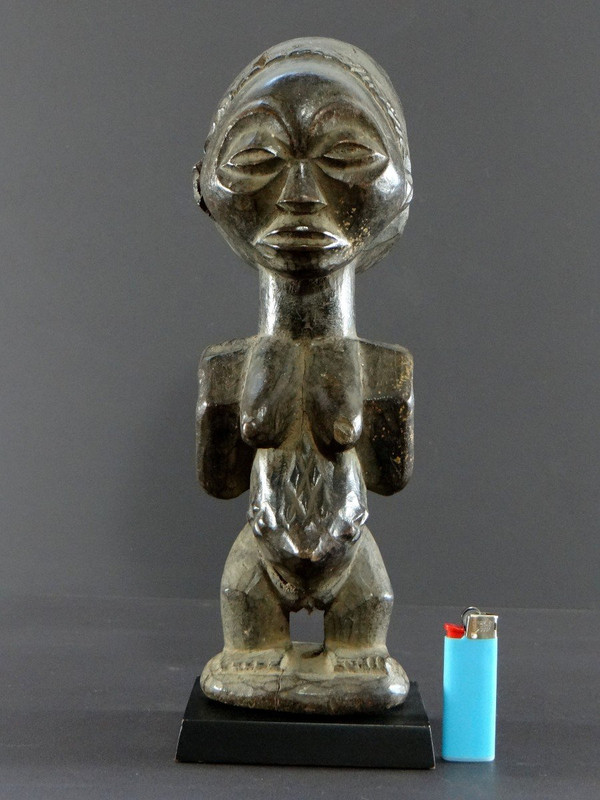 Hemba-Leute, Rep. Dem. Aus dem Kongo, erste Hälfte des 20. Jahrhunderts, weibliche Figurenskulptur