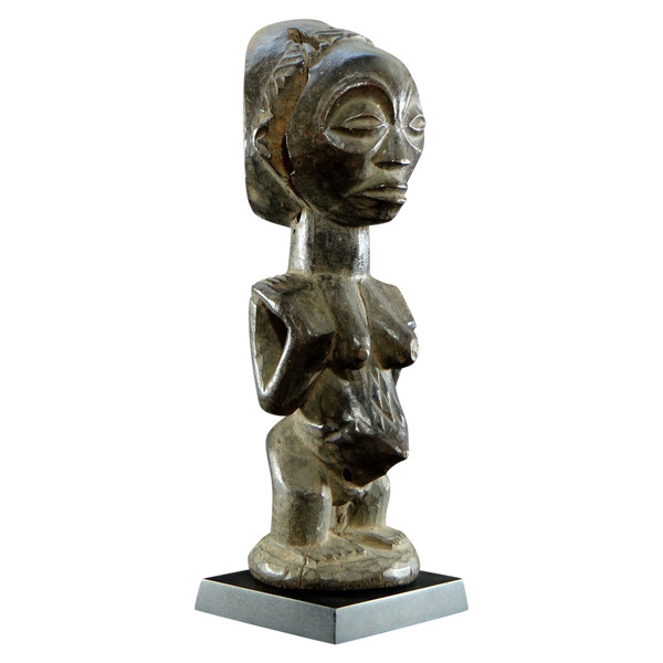 Hemba-Leute, Rep. Dem. Aus dem Kongo, erste Hälfte des 20. Jahrhunderts, weibliche Figurenskulptur