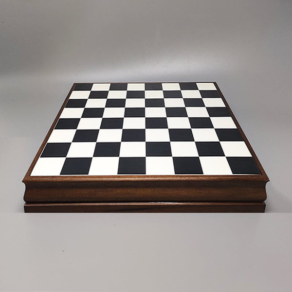 1970 Magnifique échiquier -  Ensemble de jeu -  de Piero Fornasetti. Fabriqué en Italie