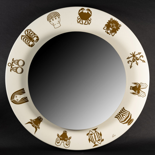 Pair of luminous mirrors by Fornasetti