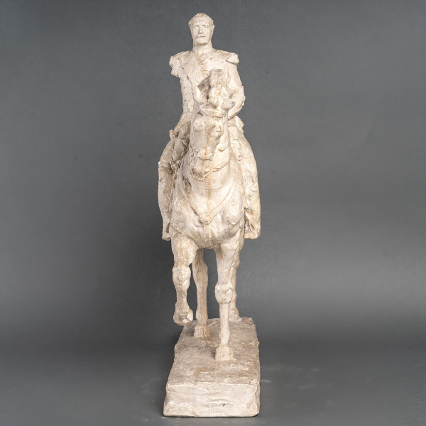 Schizzo in gesso del monumento al maresciallo Foch di Robert Wlerick