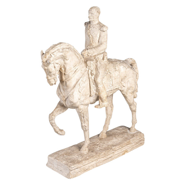 Schizzo in gesso del monumento al maresciallo Foch di Robert Wlerick