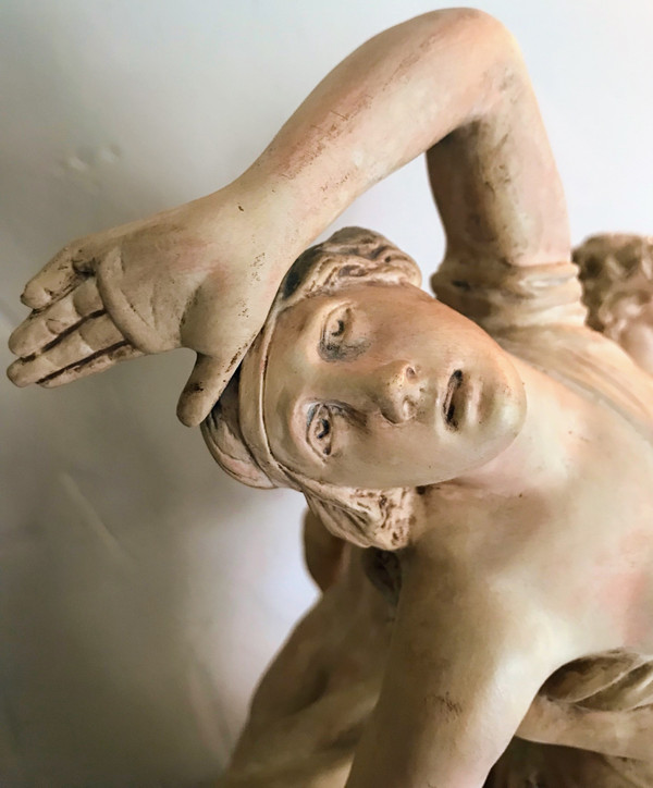 Il rapimento di Proserpina da parte di Plutone, terracotta del XIX secolo