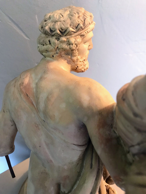 Il rapimento di Proserpina da parte di Plutone, terracotta del XIX secolo