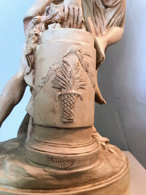 Il rapimento di Proserpina da parte di Plutone, terracotta del XIX secolo