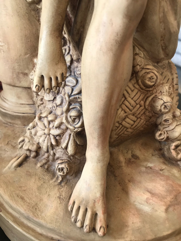Il rapimento di Proserpina da parte di Plutone, terracotta del XIX secolo