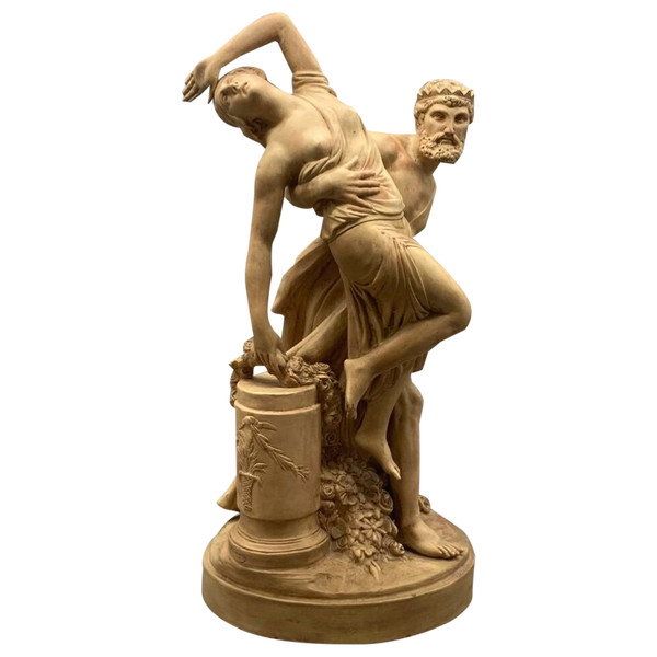 Il rapimento di Proserpina da parte di Plutone, terracotta del XIX secolo