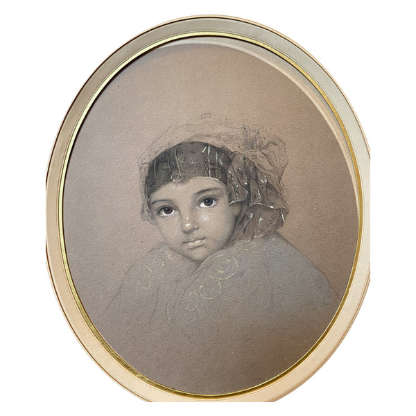 19th Orientalist Portrait, Girl