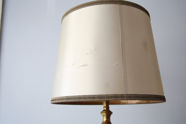 Lampada in bronzo in stile Luigi XVI.