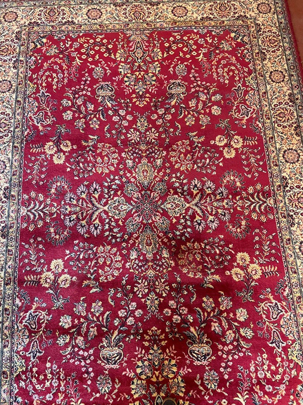 Tappeto Persiano 3m13-2m02 con Decoro Rosso