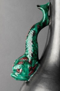 Large fish vase, Vallauris factory