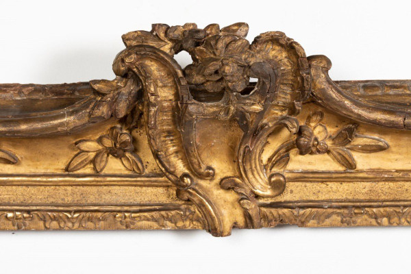 Louis XV period carved giltwood frame